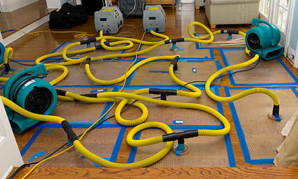 Professional Crawl Space Water Removal technician working in Teterboro, NJ